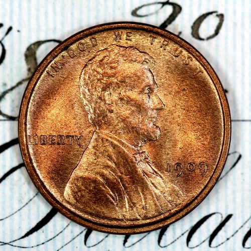 * 1909 VDB * SUPERB+ GEM BU MS LINCOLN WHEAT PENNY * FROM ORIGINAL COLLECTION