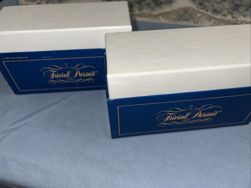Vintage Trivial Pursuit Genus Edition (1981) Replacement Cards In Original Boxes - Picture 3 of 7