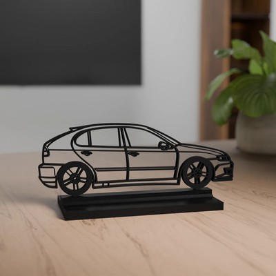 Leon Cupra R (1M) Modell 3D Dekoration -  Geschenk für Autoliebhaber