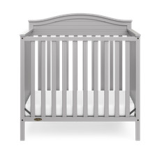  Color: Pebble Gray Graco-Stella 4-in-1 Convertible Mini Crib 5677