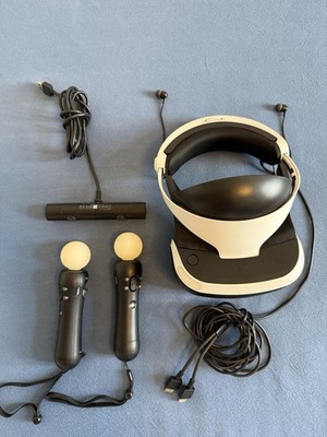 Playstation 4 VR Brille & , 2 Move-Controller, Ohne VR Prozessor Unit
