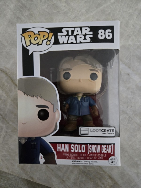 Funko Pop! Star Wars Han Solo (Snow Gear) # 86 Loot Crate Exclusive. Brand New!