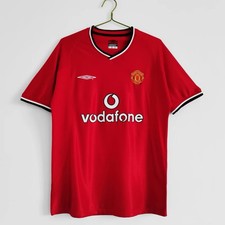 VINTAGE MANCHESTER UNITED 2000-2002 HOME FOOTBALL SHIRT JERSEY UMBRO SIZE XL