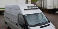 DachträGer + Jumbo LED Flecken + Passend FüR Renault Master 2003 - 2010 M High