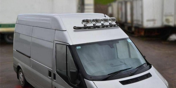 DachträGer + Jumbo LED Flecken + Passend FüR Renault Master 2003 - 2010 M High-image