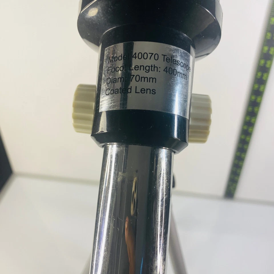 F40070M Black 40mm Astronomical Coated Lens Refractor Telescope With Tripod - Image 3 of 3