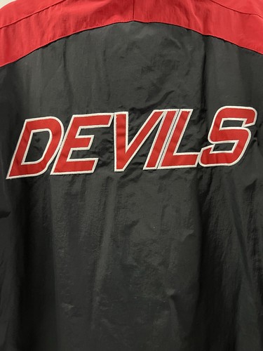 Vintage 1990s New Jersey Devils NHL Windbreaker Full Zip Jacket Men’s Large - Picture 7 of 9