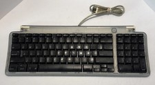 Vintage Apple Mac USB Keyboard Clear / Blue Color M2452 1999 Tested Works