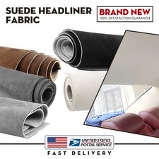 Suede Headliner Fabric Foam Back Roof Liner Upholstery Repair Replace Renovate