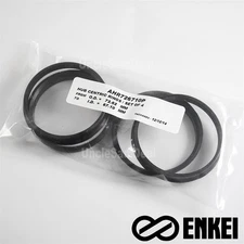 (SET OF 4) ENKEI HUB CENTRIC RINGS ID 67.10 OD 72.62 (67mm CAR to 72.6mm WHEEL)