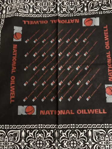 National Oilwell (Varco) Bandana RN15187 Made In USA 100%Cotton - Picture 2 of 6