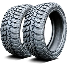2 Tires LT 33X12.50R22 Crosswind M/T MT Mud Load E 10 Ply