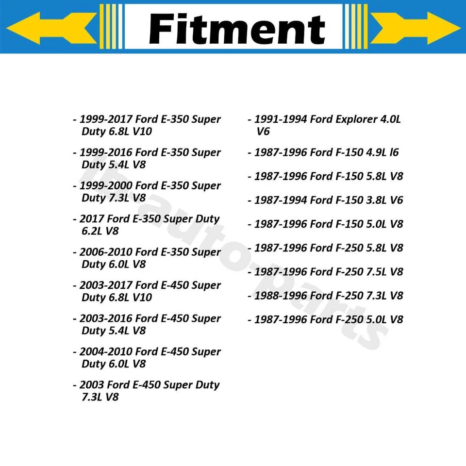 Kit de resistencia de motor soplador HVAC para Ford F59 1988 1989 1990 1991 1992 1993 1994 Foto 2 de 4