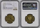 1998 MW Poland 2 Zloty 100 J. Radium & Polonium in NGC MS 64 LM-163