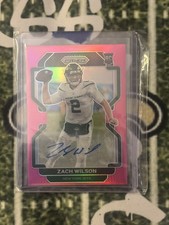2021 Panini Prizm Zach WIlson Pink Auto Rookie RC #332