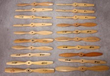20- Wood Propeller Lot , JZ Zinger , Y O , TF , TopFlite