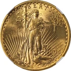 1915-S Saint-Gaudens Gold $20 NGC MS62 Great Eye Appeal Nice Strike