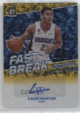 2022 Donruss Optic Fast Break Signatures Gold Prizm 8/10 Caleb Houstan Auto 0n64