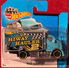 HOT WHEELS CITY HIWAY HAULER 2 BLUE 6/250 SHORT CARD. SEE COMBINED OFFERS!