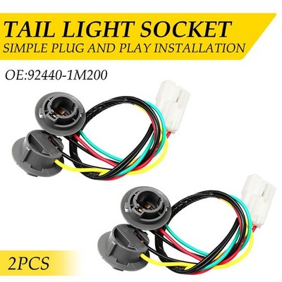For Kia Forte 2009-2013 92440-1M200 Lamp Socket Taillight Harness Accessories 2X