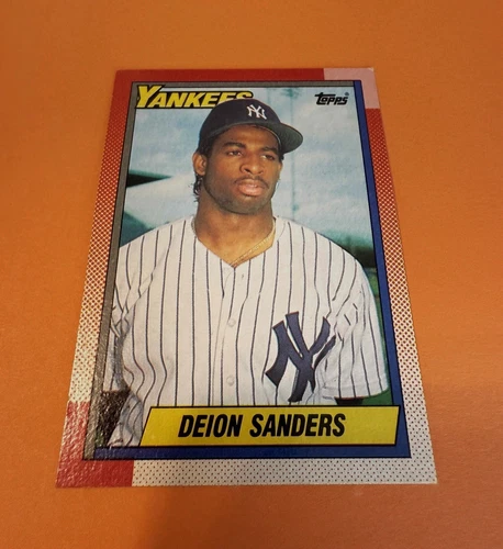 1990 Topps - #61 Deion Sanders Double Image Error Card