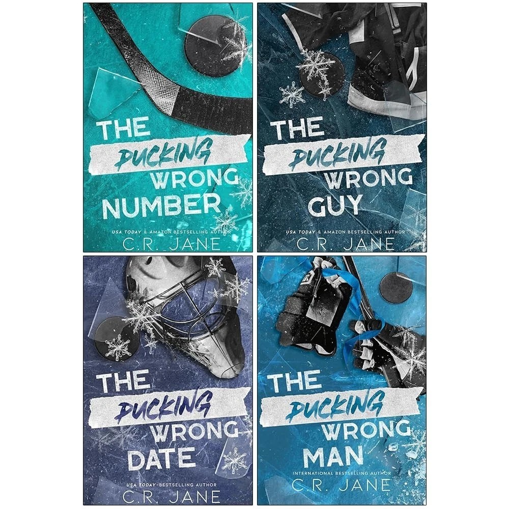 Pucking Wrong Series 4 Books Collection Set By C. R. Jane  The Pucking Wrong Guy