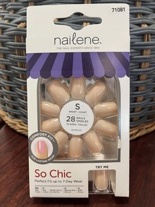 New NAILENE 'So Chic' Short length, beige color comfort Fit