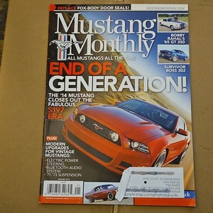 Mustang Monthly Magazine January 2014 Issue "End of a Generation"