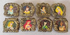 Disney Trading Pin WDI - Stained Glass Princess Series - Lot of 8 pins  LE 300