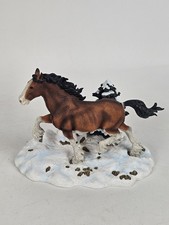  Budweiser Clydesdale "Running Free" Figurine CLYD12 Anheuser Busch No Box