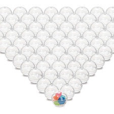200 Pack Gumball Vending Machine Capsules, 1.1 Inch Empty round Vending Capsules