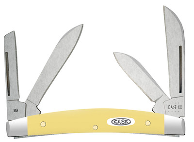 Case xx Knives Small Congress Yellow Synthetic 81098 Pocket Knife Stainless