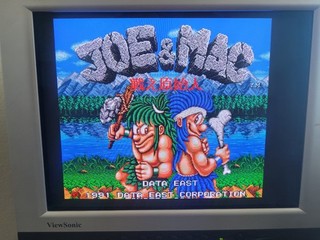 Joe & Mac Caveman Ninja Arcade PCB