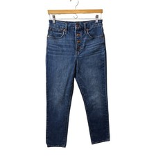 Madewell  denim blue jeans the perfect vintage crop jean 26