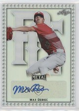 2020 Leaf Perfect Game All-American Classic Metal Max Debiec #BA-MD1 Auto nd3