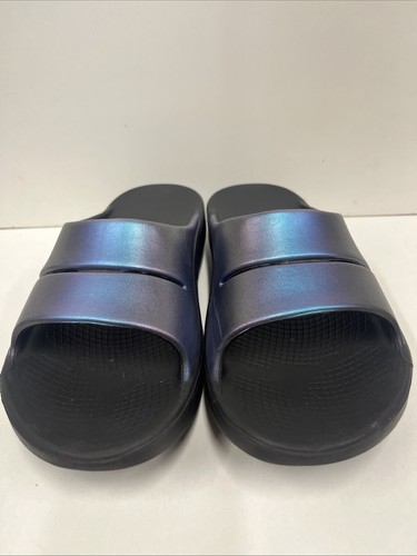 OOFOS OOAHH Slide Sandal Recovery Women's Comfort Shoes Size 9 USED -- CLEANED - 第 5/8 張圖片