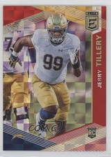 2019 Panini Donruss Elite Rookies Red /299 Jerry Tillery #186 wk1