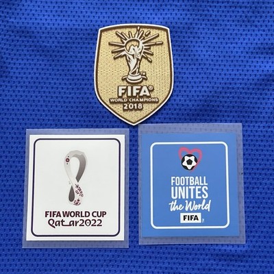 FRANCE WORLD CUP 2022 Football Patch Set + World Champions 2018