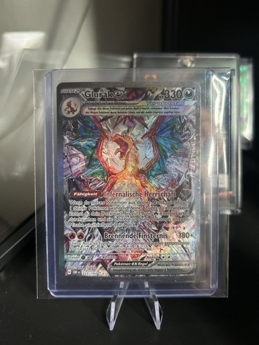 Pokemon Obsidianflammen Glurak ex Alt Art 223/197 Near Mint deutsch
