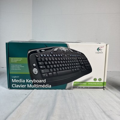 Logitech Media Keyboard Keyboard Wired Computer NEW IN BOX