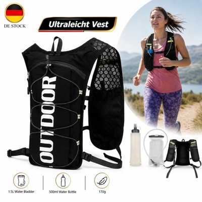 Trinkrucksack Ultraleicht Einstellbar Reflektierend Trinkflasche Radfahren