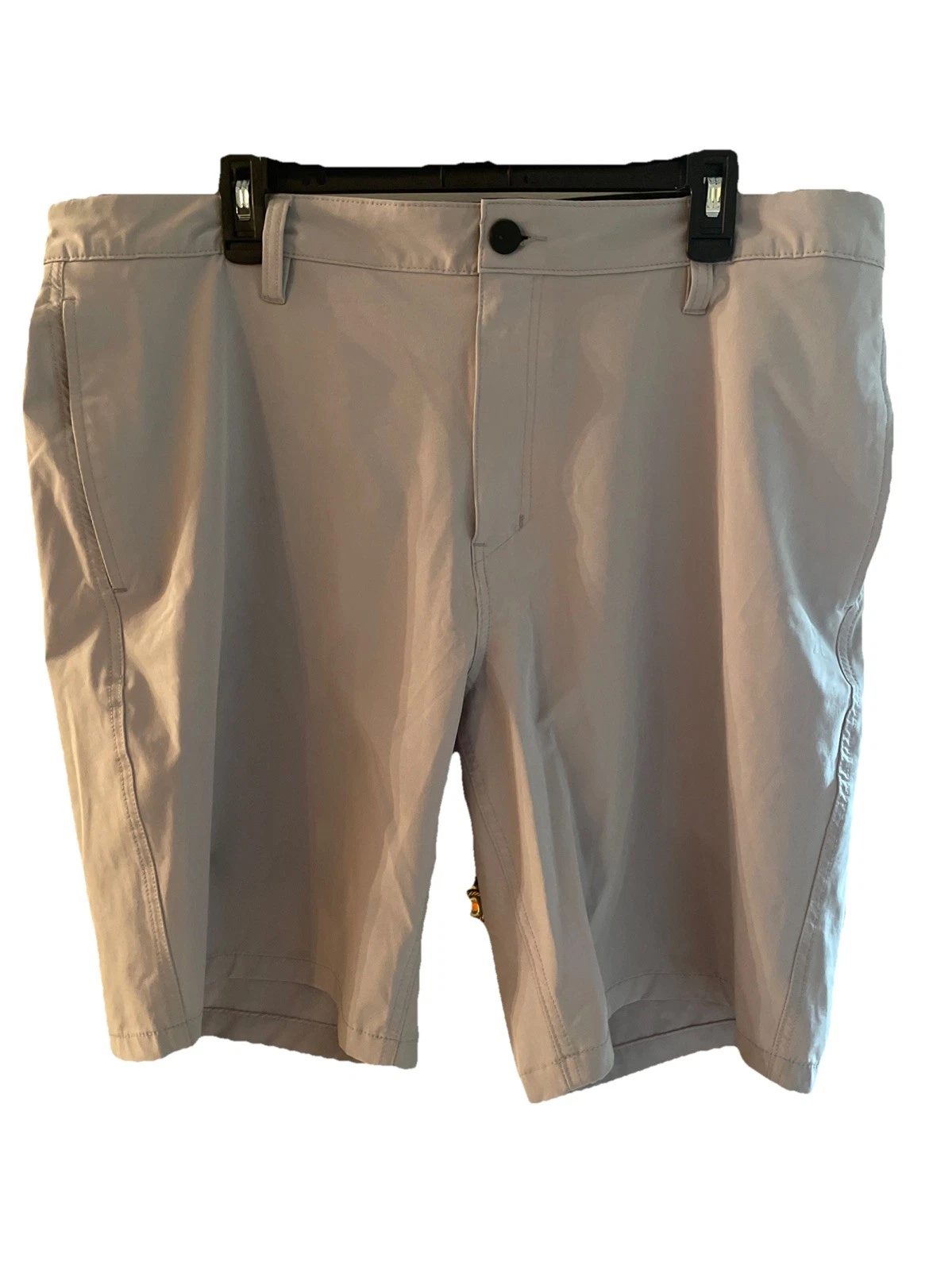 Hurley All Day Hybrid Shorts Mens 40 Khaki Tan Quick Dry Stretch 9 in Inseam