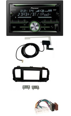 Pioneer CD USB MP3 Bluetooth 2DIN DAB Autoradio für Toyota Proace Verso ab 2016