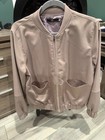 Nordstrom Satin Bomber Jacket (Dusty Purple) Size 8/ Medium. GUC. — photo 1