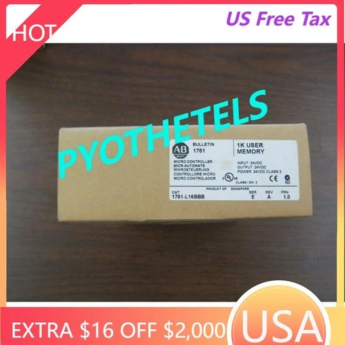 New Factory Sealed AB 1761-L16BBB MicroLogix1000 16 Point Controller US Free Tax