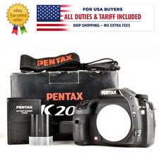 NEAR MINT / 7312 Shots Ver.1.04 Pentax K20D DSLR Camera Body w/Box Japan