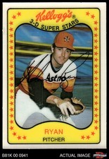 1981 Kelloggs #6 Nolan Ryan Astros HOF 7 - NM