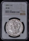 1895-O Morgan Silver Dollar $1 NGC VF35