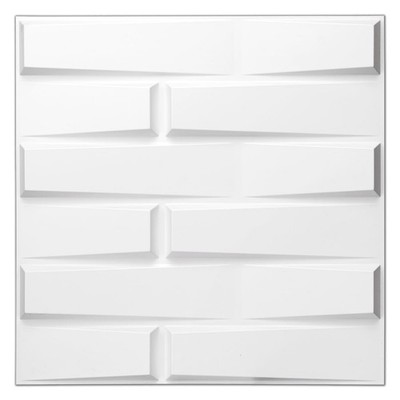 Art3d Decorative 3D PVC Wall Panel for Interior Décor, 12-Pack 19.7 x 19.7 in. 