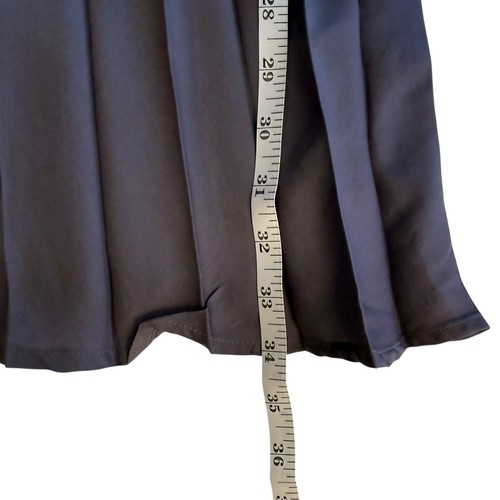 Banana Republic Womens Pleated Silky Midi Skirt XS Dusty Amethyst Purple Career - Picture 6 of 11